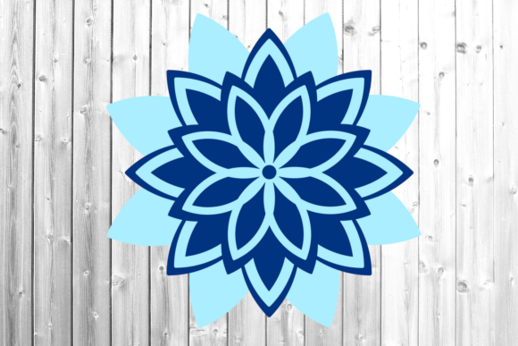3d Flower Svg 6 Layers Flowers Svg Graphics