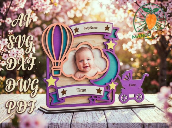 Baby Birth Stats Photo Frame Laser Cut: A Publisher’s Review