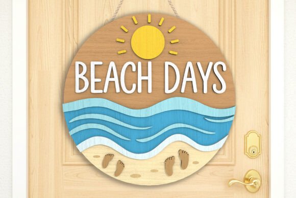 Beach Days Door Sign SVG: Laser Cutting and Signs Review