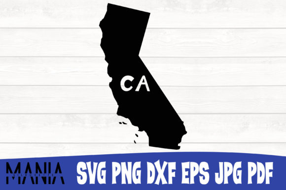 California State SVG Silhouette Cut File Graphics and Graphic Templates Review