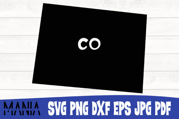 Colorado State SVG SIlhouette Cut File