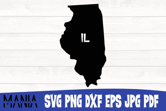 Illinois State SVG Silhouette Cut File: Graphics & Graphic Templates Review