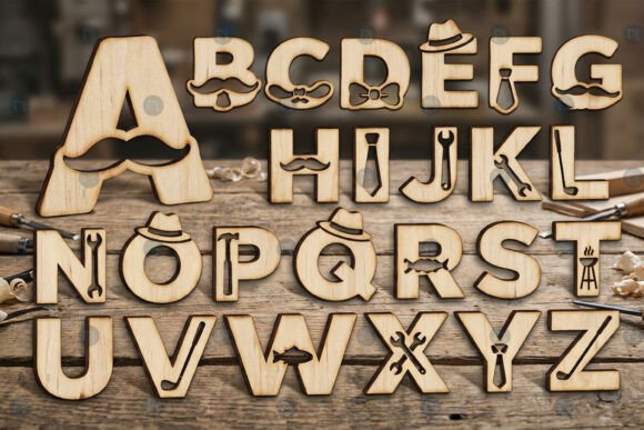 Laser Cutting Father S Day Alphabet SVG Bundle Review