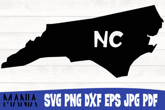 North Carolina State SVG Silhouette: A Versatile Graphic Template for Creative Projects