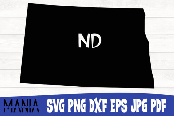 North Dakota State SVG Silhouette Graphics Review