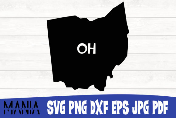 Ohio State SVG Silhouette Cut File Graphics