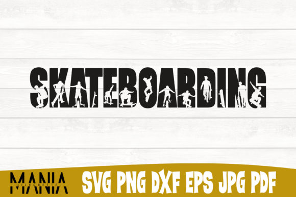 Skateboarding Svg Cut File Silhouette Graphics & Graphic Templates Review