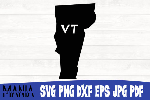 Vermont State SVG Silhouette: A Powerful Graphic Template for Creative Branding