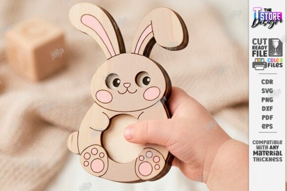 Wooden Animal Toy Laser Cut Push Toys for Branding
